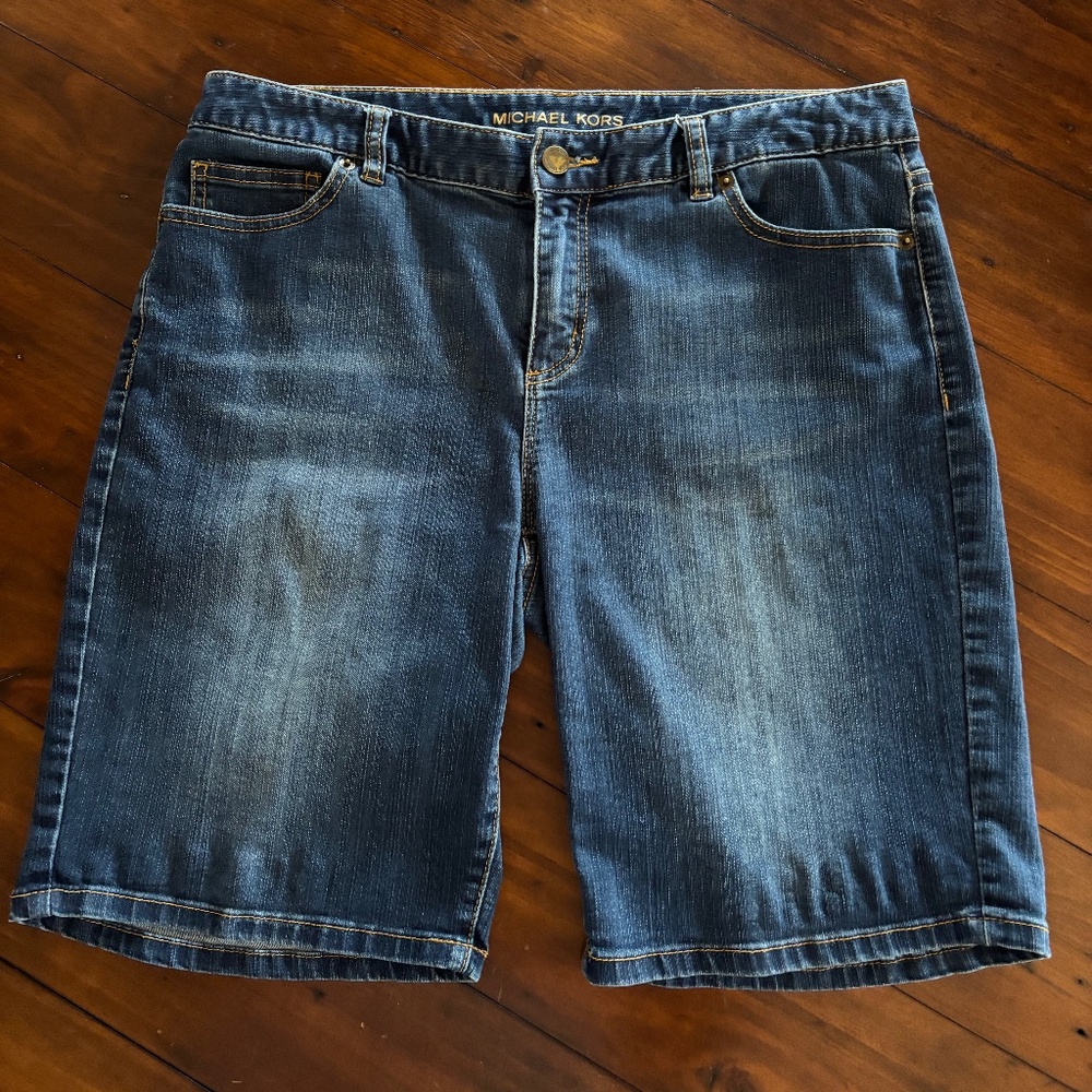 Michael Kors Denim Shorts Size 8